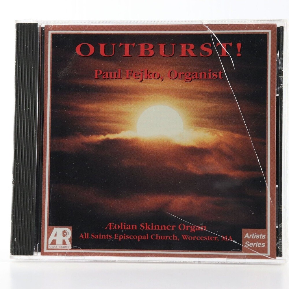 Outburst !: Paul Fejko, Organist (CD, 1994, Arkay) SEALED Cracked Case AR6131